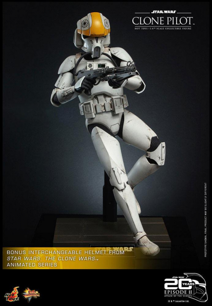 Clone Pilot Actionfigur 1:6 Movie Masterpiece Series, Star Wars: Episode II, 30 cm