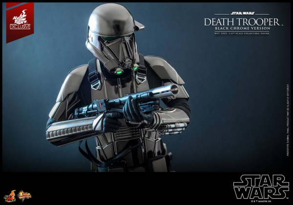 Death Trooper (Black Chrome Ver.) Action Figure 1/6 Movie Masterpiece Series Exclusive, Star Wars, 32 cm