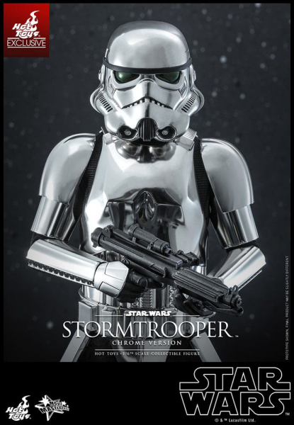 Stormtrooper (Chrome Version) Action Figure 1/6 Movie Masterpiece Series Exclusive, Star Wars, 30 cm