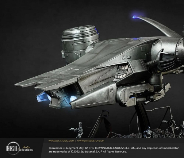 Aerial Hunter Killer Replik 30th Anniversary Edition, Terminator 2 - Tag der Abrechnung, 60 cm