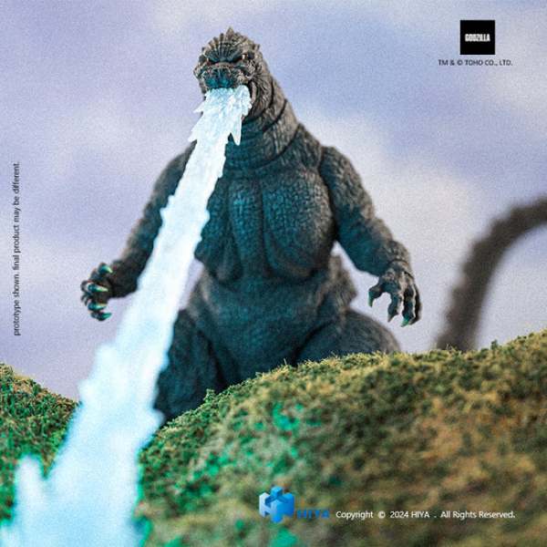 Heat Ray Godzilla (Hokkaido Ver.) Actionfigur Exquisite Basic, Godzilla - Duell der Megasaurier (1991), 18 cm