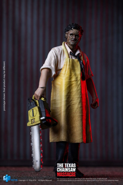 Leatherface (Killing Mask Standard Ver.) Actionfigur 1:18 Exquisite Mini, Texas Chainsaw Massacre (1974), 11 cm