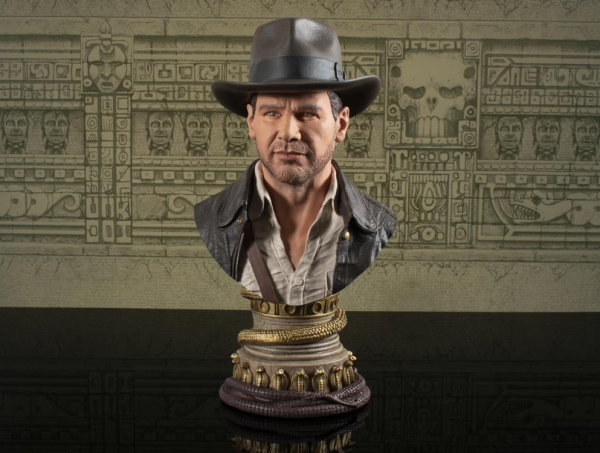 Indiana Jones Büste 1:2 Legends in 3D, Jäger des verlorenen Schatzes, 25 cm