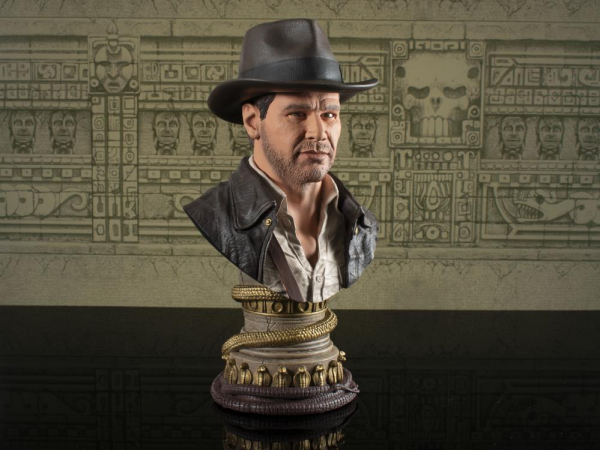 Indiana Jones Büste 1:2 Legends in 3D, Jäger des verlorenen Schatzes, 25 cm