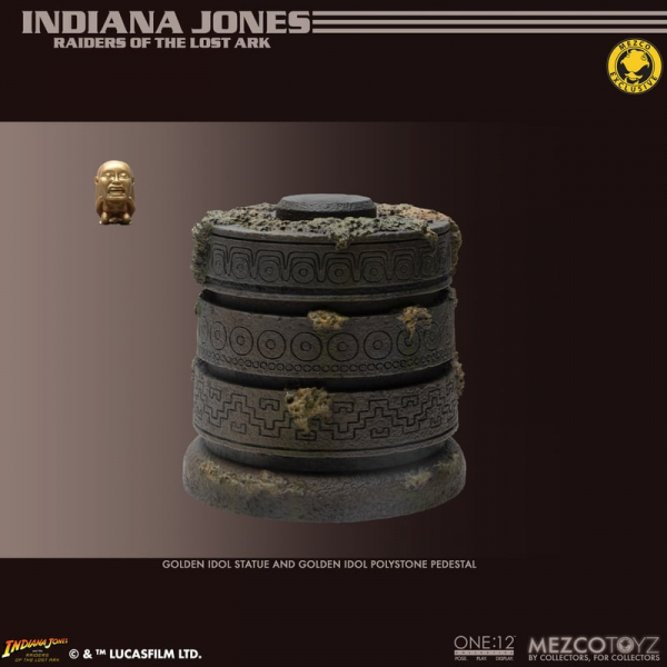 Indiana Jones Actionfigur 1:12 Mezco Exclusive, Jäger des verlorenen Schatzes, 17 cm