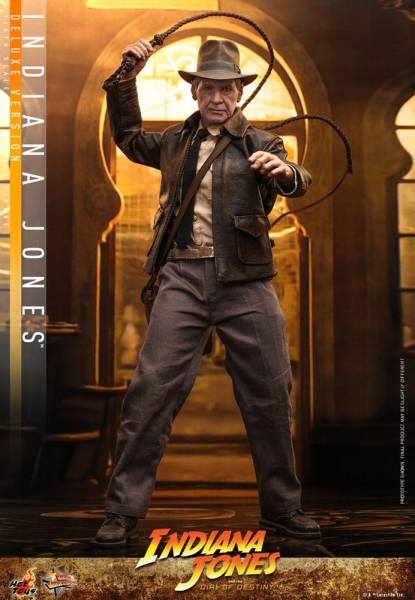 Indiana Jones Actionfigur 1:6 Movie Masterpiece Series Deluxe Version, Indiana Jones und das Rad des Schicksals, 30 cm