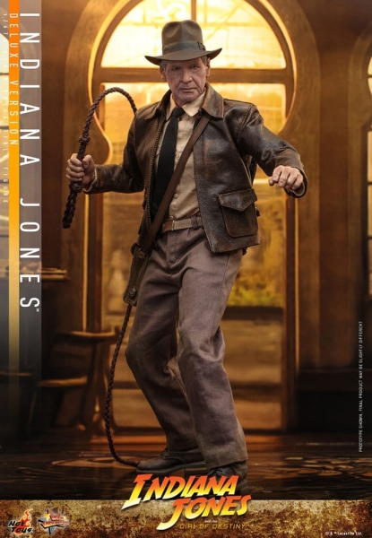 Indiana Jones Action Figure 1/6 Movie Masterpiece Series Deluxe Version, Indiana Jones and the Dial of Destiny, 30 cm