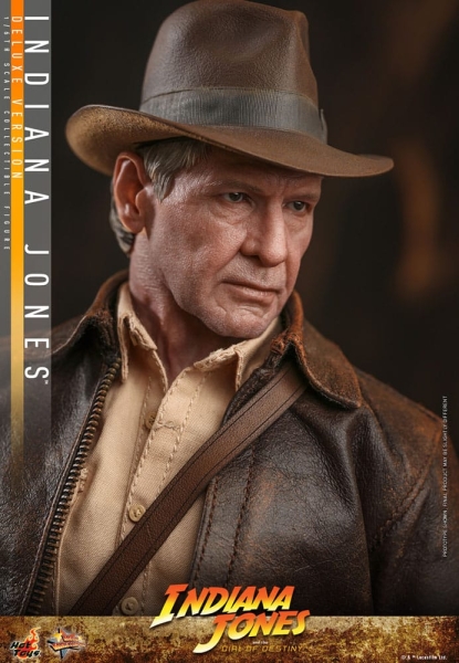 Indiana Jones Action Figure 1/6 Movie Masterpiece Series Deluxe Version, Indiana Jones and the Dial of Destiny, 30 cm