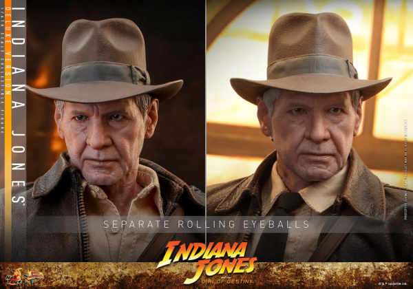 Indiana Jones Action Figure 1/6 Movie Masterpiece Series Deluxe Version, Indiana Jones and the Dial of Destiny, 30 cm