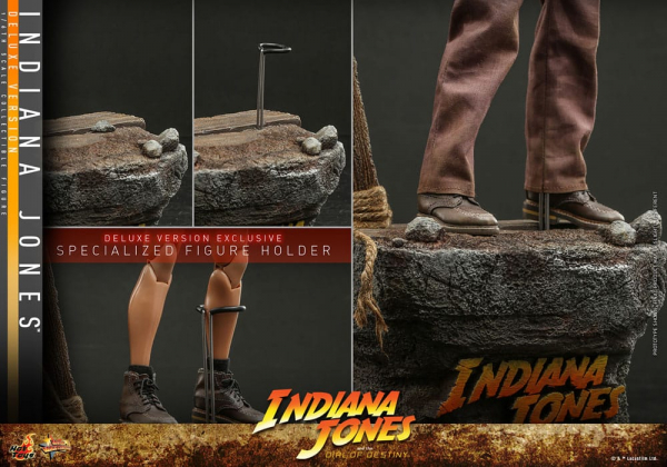 Indiana Jones Actionfigur 1:6 Movie Masterpiece Series Deluxe Version, Indiana Jones und das Rad des Schicksals, 30 cm