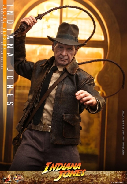 Indiana Jones Action Figure 1/6 Movie Masterpiece Series Deluxe Version, Indiana Jones and the Dial of Destiny, 30 cm