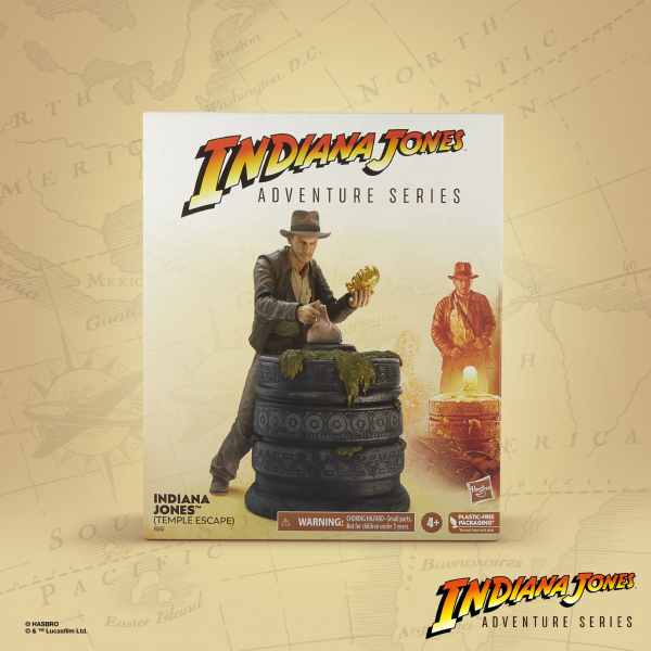 Indiana Jones (Temple Escape) Actionfigur Adventure Series Exclusive, Jäger des verlorenen Schatzes, 15 cm