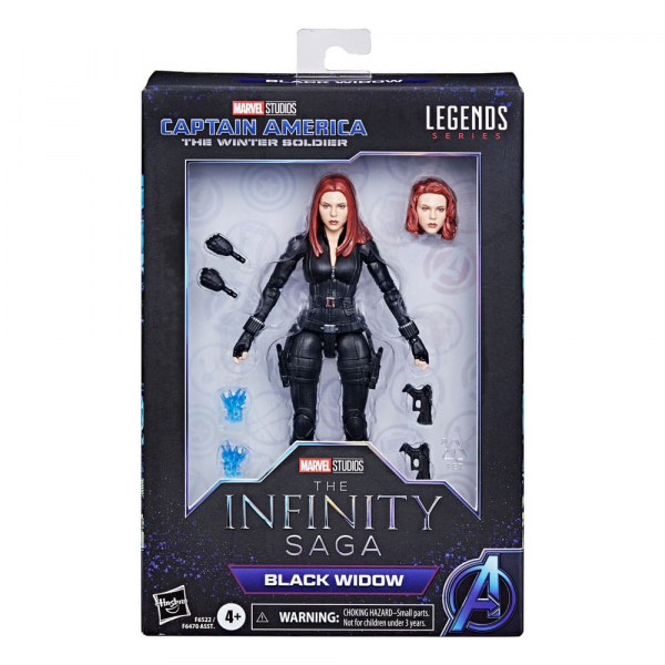 Black Widow Actionfigur Marvel Legends Infinity Saga, Captain America: The Winter Soldier, 15 cm