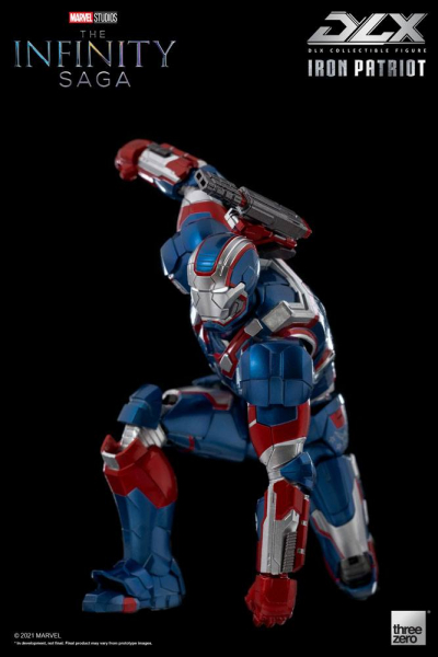 Iron Patriot Actionfigur 1:12 DLX, Infinity Saga, 18 cm