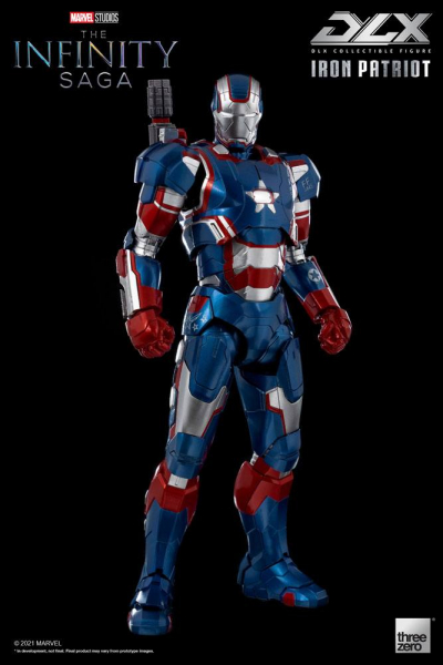 Iron Patriot Actionfigur 1:12 DLX, Infinity Saga, 18 cm