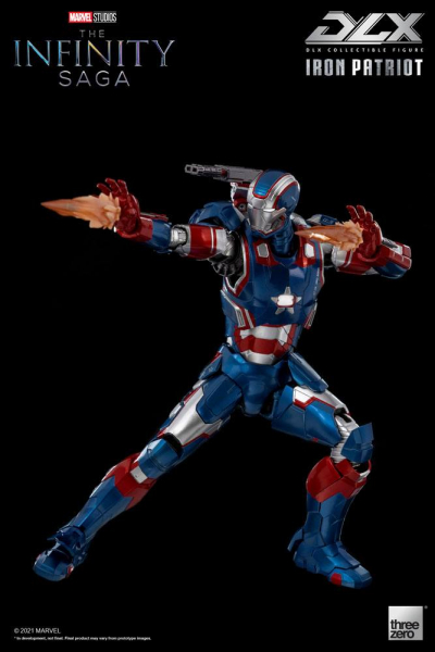 Iron Patriot Actionfigur 1:12 DLX, Infinity Saga, 18 cm