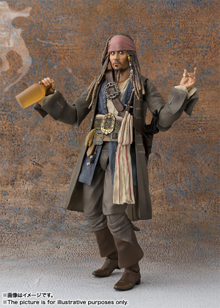 Captain Jack Sparrow Actionfigur Shfiguarts Fluch Der Karibik 15 Cm Sci Fi Corner 6311