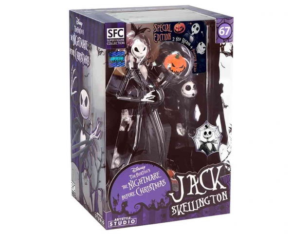 Jack Skellington Statue 1:10 Super Figure Collection Special Edition, Nightmare Before Christmas, 20 cm