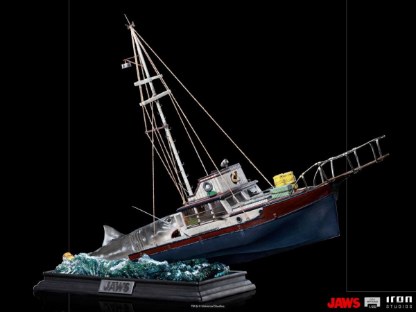 Jaws Attack Statue 1:20 Demi Art Scale, Der weiße Hai, 104 cm