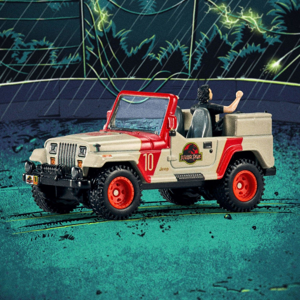 Jeep Wrangler & Dr. Ian Malcolm Hot Wheels, Jurassic Park