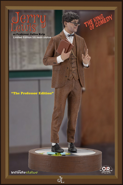 Jerry Lewis Statue 1:6 Old & Rare, Der verrückte Professor (1963), 34 cm