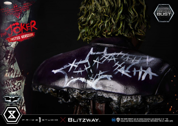 The Joker Premium Büste 1:3 Limited Edition, The Dark Knight, 26 cm