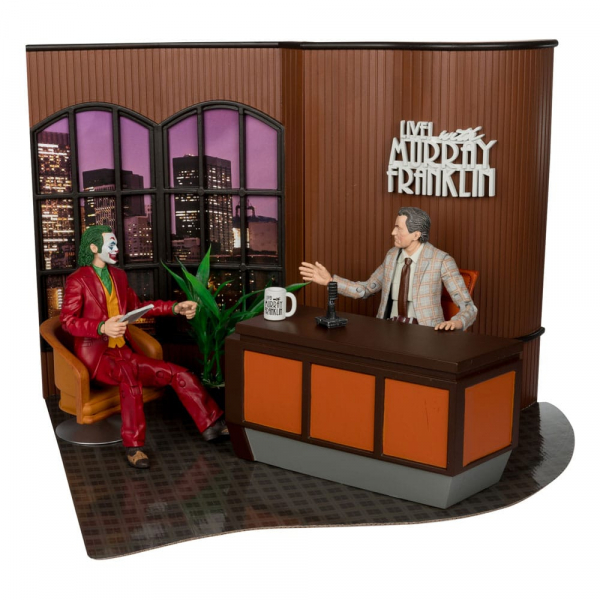 The Joker (Live with Murray Franklin) Action Figure Deluxe Collector Set DC Multiverse, 18 cm