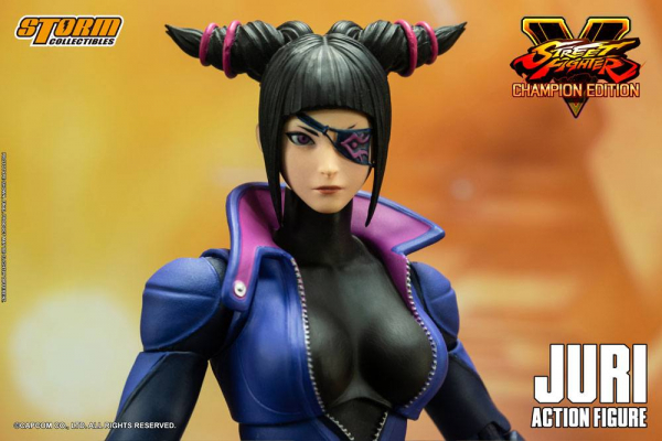 Juri Han Actionfigur 1:12, Street Fighter V: Champion Edition, 18 cm