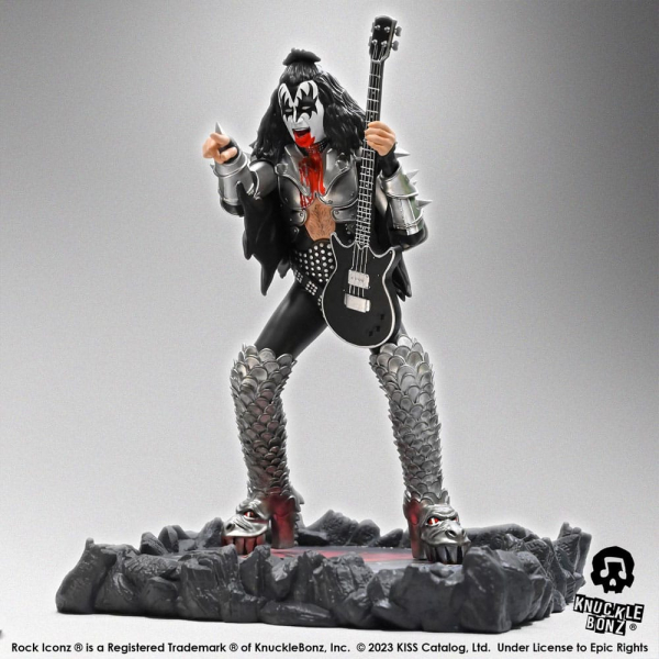 The Demon (Destroyer World Tour 1976) Statue 1/9 Rock Iconz, KISS, 22 cm