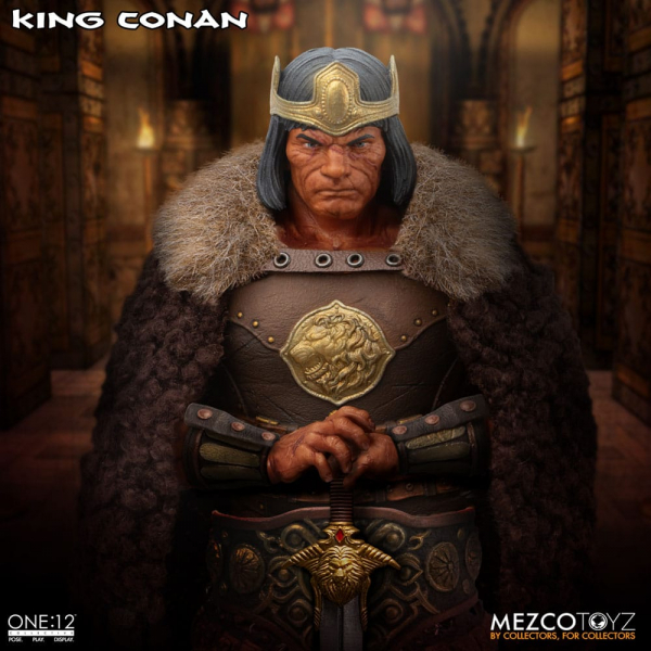 King Conan Action Figure 1/12 Mezco, Conan the Barbarian, 17 cm