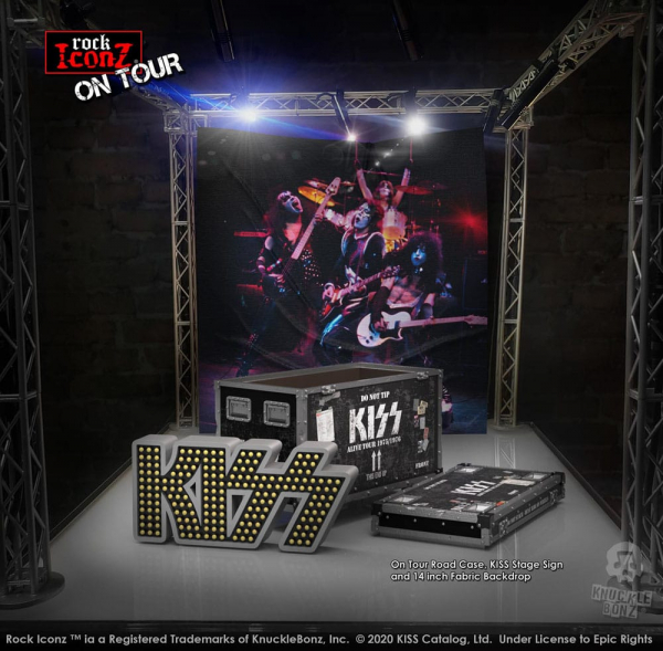 KISS Alive! Tour Road Case & Stage Backdrop Rock Iconz On Tour