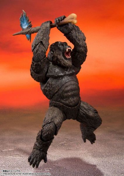 Kong (2021) Action Figure S.H.MonsterArts, Godzilla vs. Kong, 15 cm