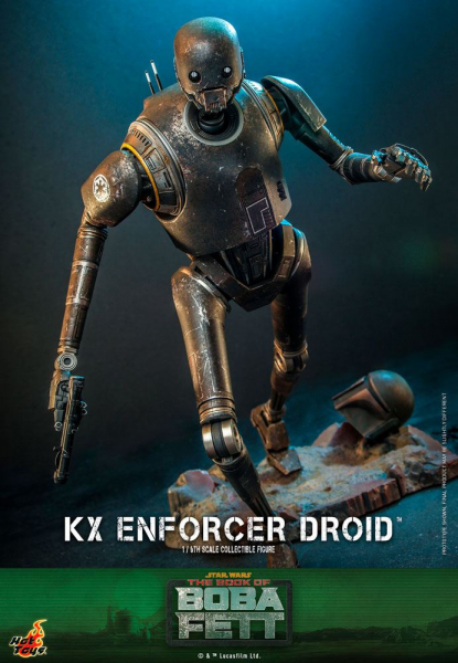 KX Enforcer Droid Actionfigur 1:6 Television Masterpiece Series, Star Wars: The Book of Boba Fett, 36 cm