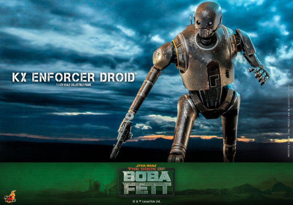 KX Enforcer Droid Actionfigur 1:6 Television Masterpiece Series, Star Wars: The Book of Boba Fett, 36 cm