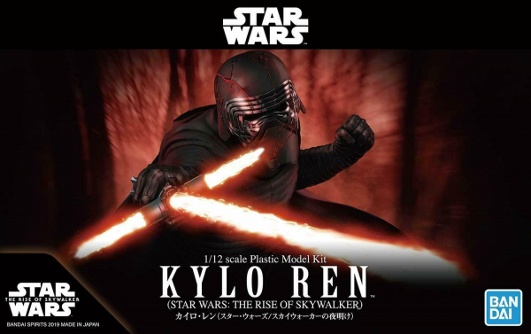 Kylo Ren Plastic Model Kit 1/12 from Bandai, Star Wars: Episode IX