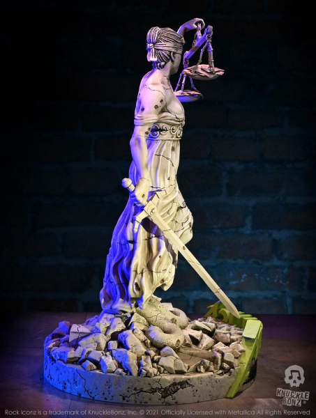 Lady Justice Statue Rock Iconz On Tour, Metallica, 30 cm