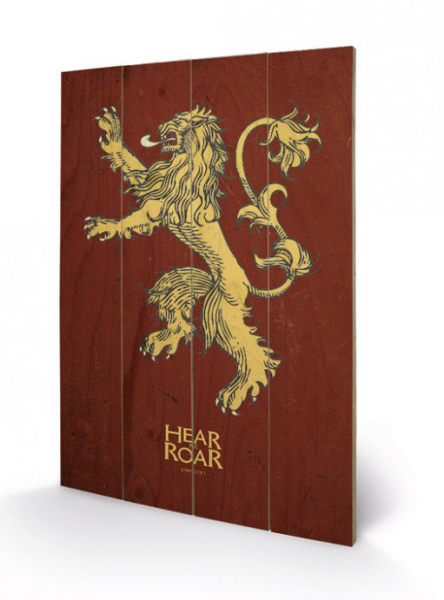 Wooden Wall Art Lannister