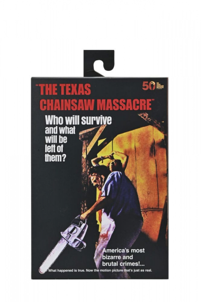 Ultimate Leatherface Actionfigur 50th Anniversary, Texas Chainsaw Massacre, 18 cm