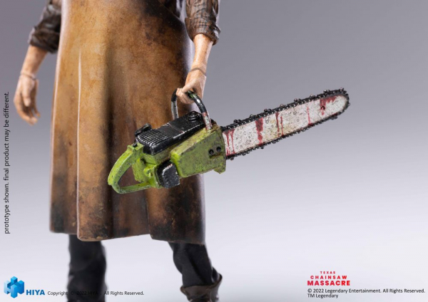 Leatherface Action Figure 1/18 Exquisite Mini, Texas Chainsaw Massacre (2022), 12 cm
