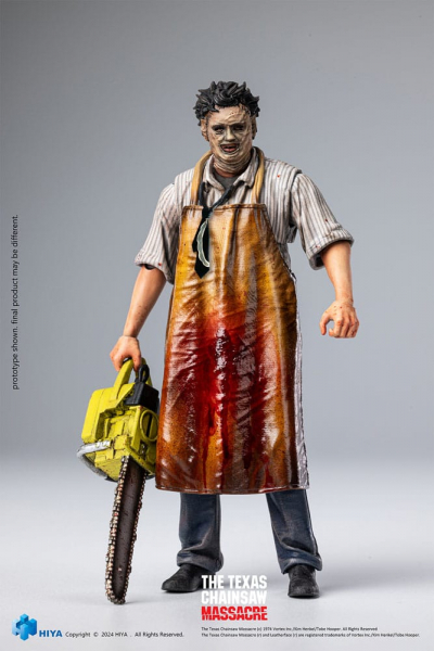 Leatherface (Killing Mask) Action Figure 1/18 Exquisite Mini, The Texas Chain Saw Massacre (1974), 11 cm