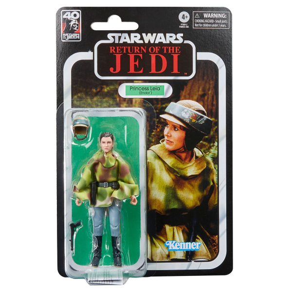 Princess Leia (Endor) Actionfigur Black Series 40th Anniversary, Star Wars: Episode VI, 15 cm