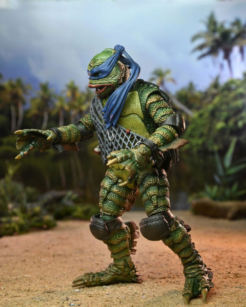 Ultimate Leonardo as The Creature Actionfigur, Universal Monsters x Teenage Mutant Ninja Turtles, 18 cm