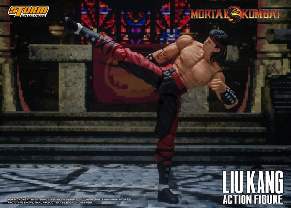 Liu Kang Actionfigur 1:12, Mortal Kombat, 18 cm