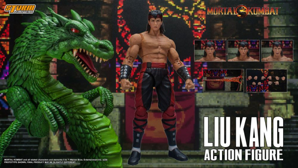 Liu Kang Actionfigur 1:12, Mortal Kombat, 18 cm