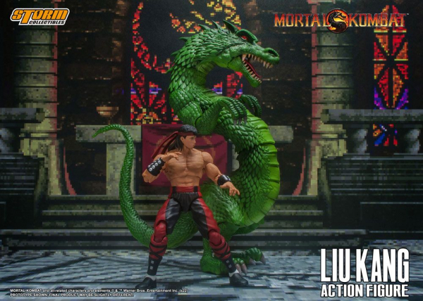 Liu Kang Actionfigur 1:12, Mortal Kombat, 18 cm