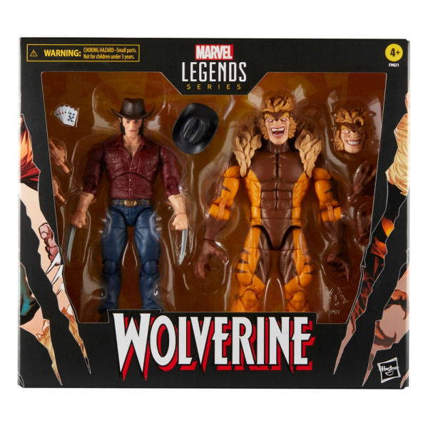 Logan & Sabretooth Actionfiguren Marvel Legends, Wolverine 50th Anniversary, 15 cm