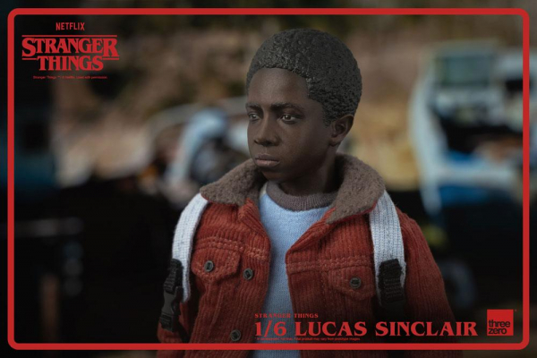 Lucas Sinclair Action Figure 1/6, Stranger Things, 24 cm