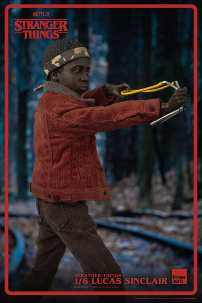 Lucas Sinclair Actionfigur 1:6, Stranger Things, 24 cm