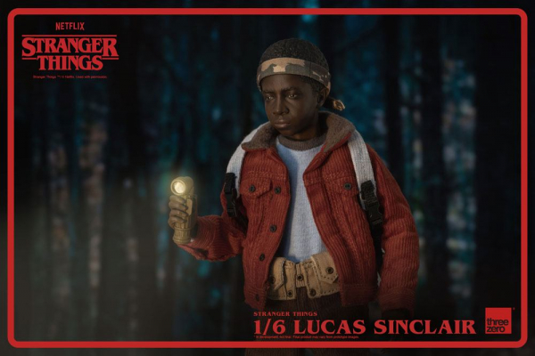 Lucas Sinclair Actionfigur 1:6, Stranger Things, 24 cm