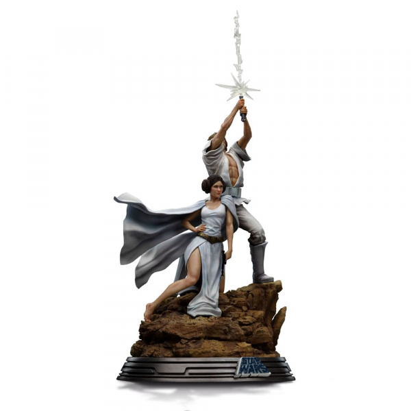 Luke and Leia (Movie Poster) Statue 1:10 Art Scale Deluxe, Star Wars: Episode IV, 41 cm